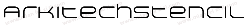 ArkitechStencil-Medi字体转换