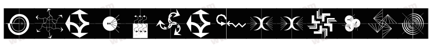 KlavikaArrows字体转换