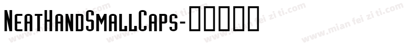 NeatHandSmallCaps字体转换