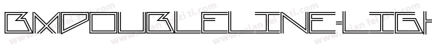 BMDoubleLine-Light字体转换