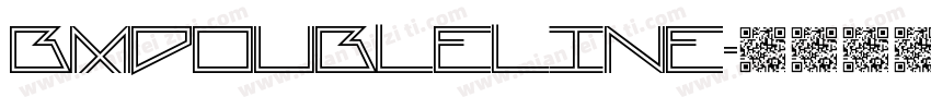 BMDoubleLine字体转换