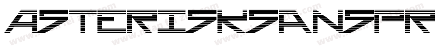 AsteriskSansPro字体转换