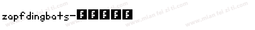 zapfdingbats字体转换