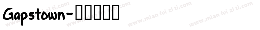 Gapstown字体转换
