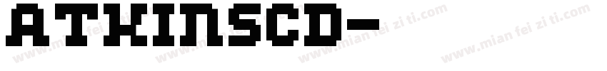 AtkinsCd字体转换