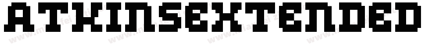 AtkinsExtended-Bold字体转换
