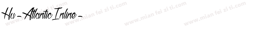 Hu-AtlanticInline字体转换