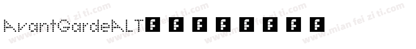 AvantGardeALT字体字体转换