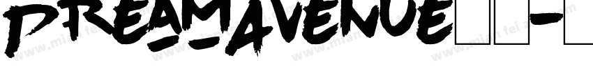 DreamAvenue字体字体转换