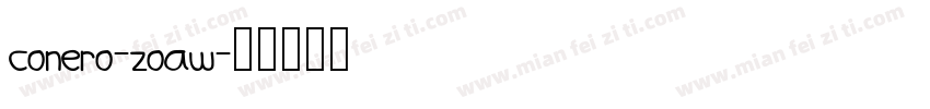 Conero-zOAw字体转换