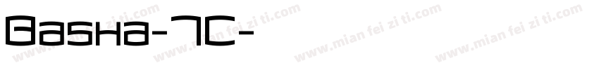 Basha-7C字体转换
