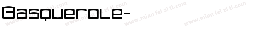 Basquerole字体转换