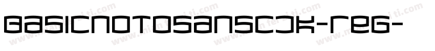 basicnotosanscjk-reg字体转换