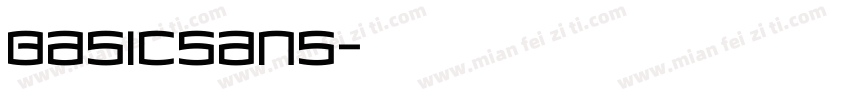 basicsans字体转换