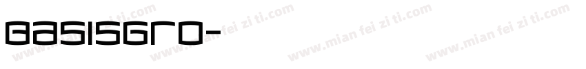 basisgro字体转换