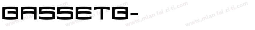 BASSETB字体转换