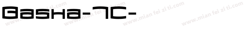 Basha-7C字体转换