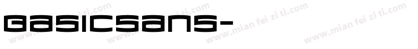 basicsans字体转换