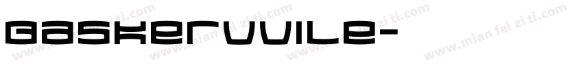baskervvile字体转换