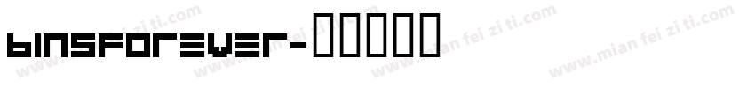 binsforever字体转换