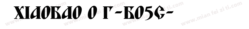 FZXiaoBaoSong-bo5s字体转换