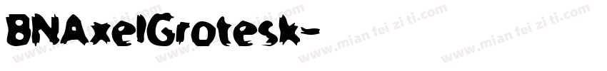 BNAxelGrotesk字体转换