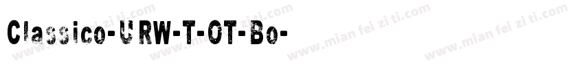 Classico-URW-T-OT-Bo字体转换