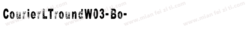CourierLTroundW03-Bo字体转换