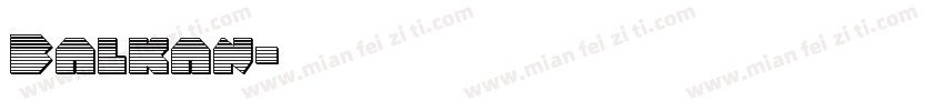Balkan字体转换