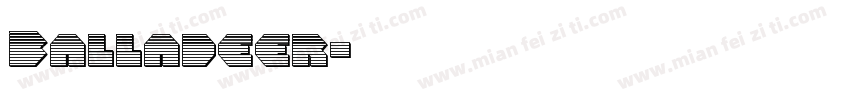 Balladeer字体转换