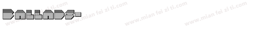 Ballads字体转换