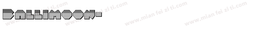 Ballimoon字体转换