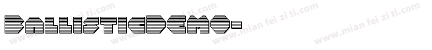 BallisticDEMO字体转换