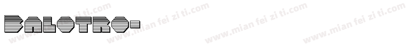 Balotro字体转换