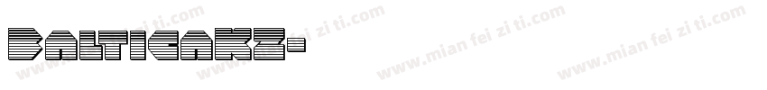 BalticaKZ字体转换