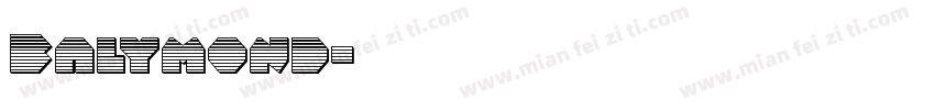 Balymond字体转换