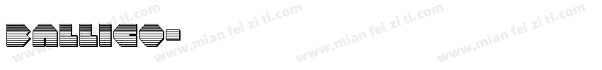 ballico字体转换