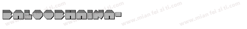 baloobhaina字体转换