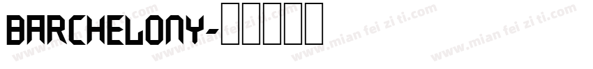 Barchelony字体转换