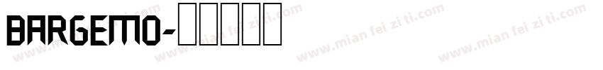 Bargemo字体转换