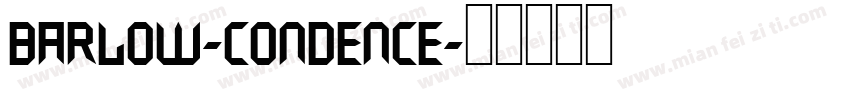 barlow-condence字体转换
