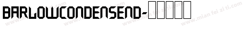 barlowcondensend字体转换