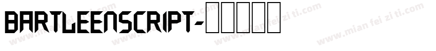 bartleenscript字体转换