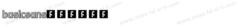 basicsans字体转换