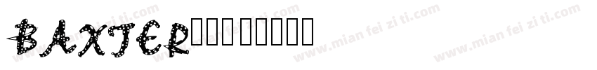 BAXTER手机版字体转换