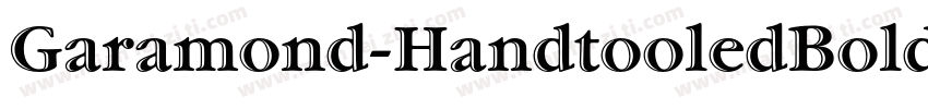 Garamond-HandtooledBold字体转换
