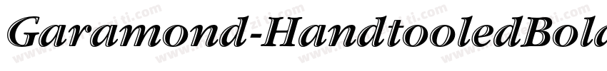 Garamond-HandtooledBold字体转换