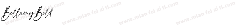 BellamyBold字体转换