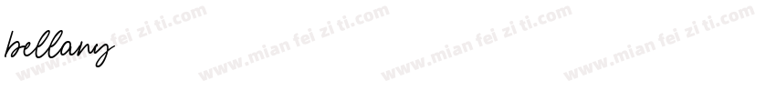 bellany字体转换