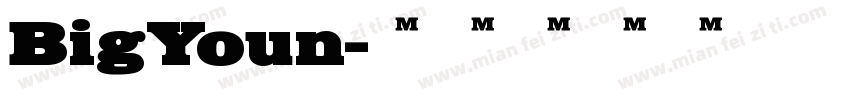 BigYoun字体转换